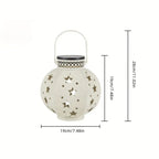 Solar-Hängeleuchte in Sternform – warmweißes Licht, mit Bewegungssensor, für Garten & Terrasse