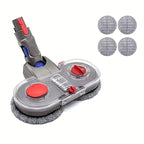 Elektrischer Mopkopf für V7, V8, V10 & V15 mit integriertem Wassertank für Nass- und Trockenreinigung (nicht für V6). Enthält 1 Mopkopf und 4 wiederverwendbare Pads. Ideal für gründliche Reinigung von Holz-, Fliesen- und Glasböden.