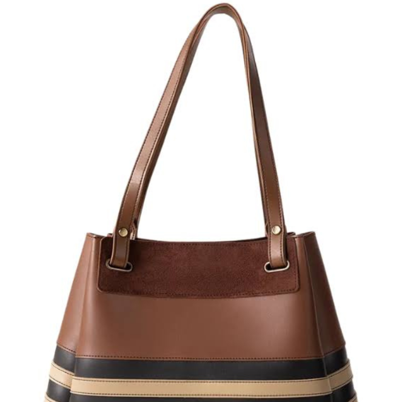 Elegante hellbraune Umhängetasche für Damen 