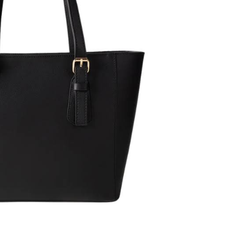 Klassische schwarze Handtasche für Damen