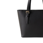 Klassische schwarze Handtasche für Damen
