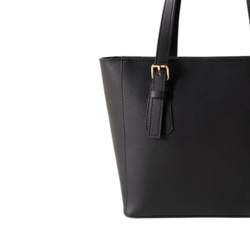 Klassische schwarze Handtasche für Damen