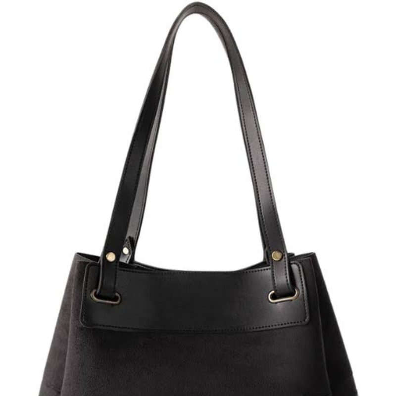 Stylische schwarze Umhängetasche für Damen