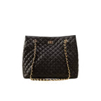 Klassische schwarze Handtasche für Damen