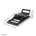 Hydraulische Hebebühne Black Widow mit Rampe – Tragkraft 3.000 lb pro Paar 1